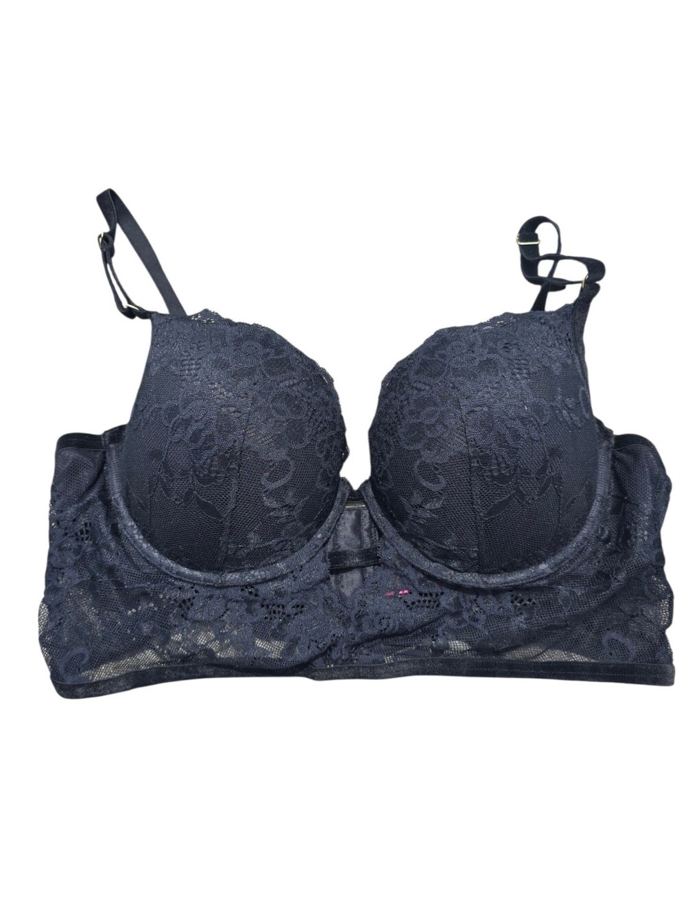 La SENZA Black Lace Longline Bra